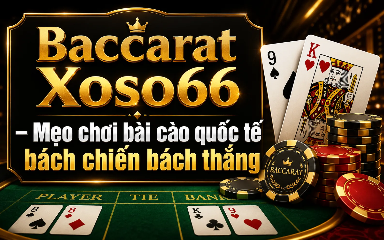 Luật Chơi Baccarat Xoso66 Cơ Bản Cho Thành Viên Mới