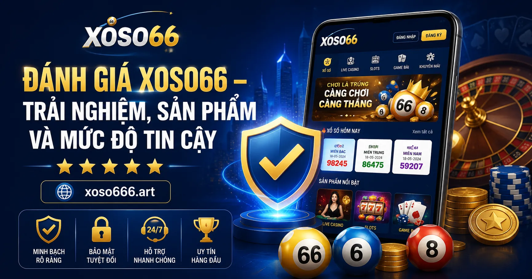Tổng quan khi đánh giá Xoso66