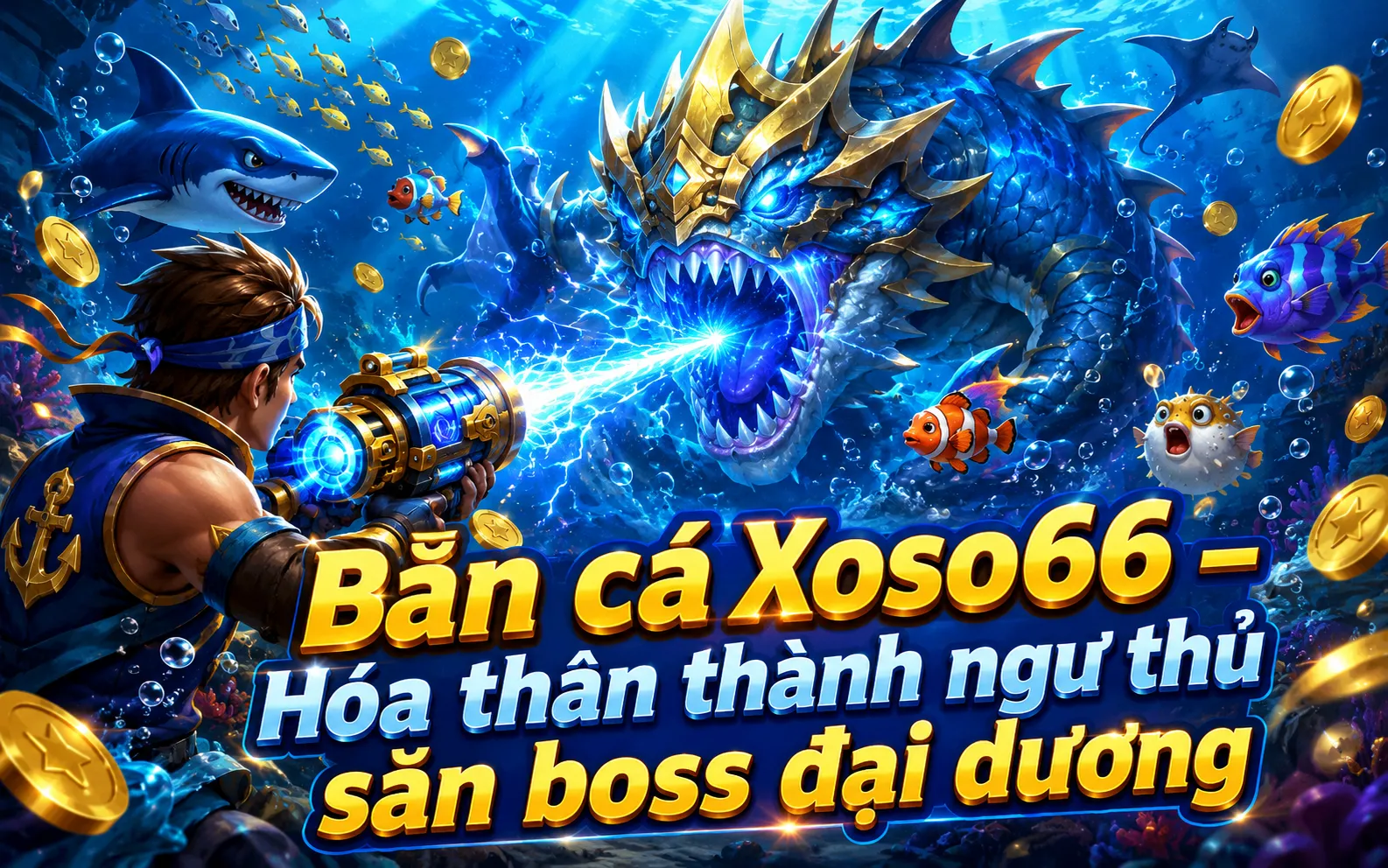 Bắn cá Xoso66 – Hóa thân thành ngư thủ săn boss đại dương