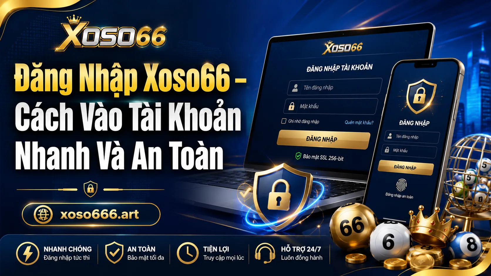 Thông tin cần chuẩn bị trước khi đăng nhập Xoso66